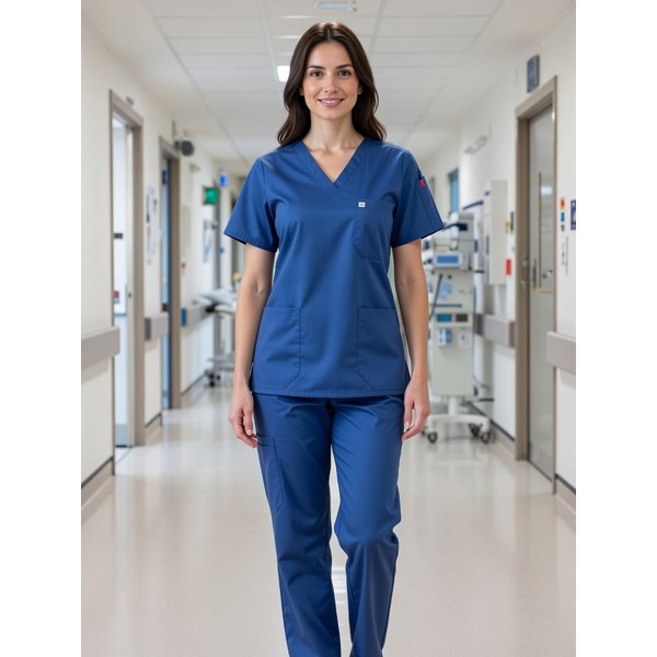 Uniforme médico azul